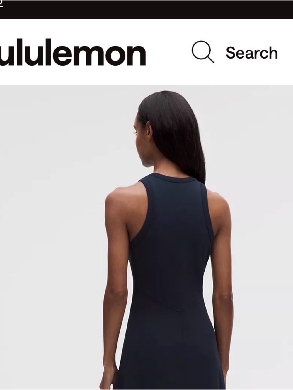 Lululemon All Aligned Ribbed Midi Dress - Picture 4 of 9